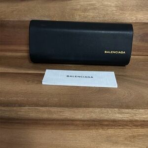 Balenciaga Black Glasses Case